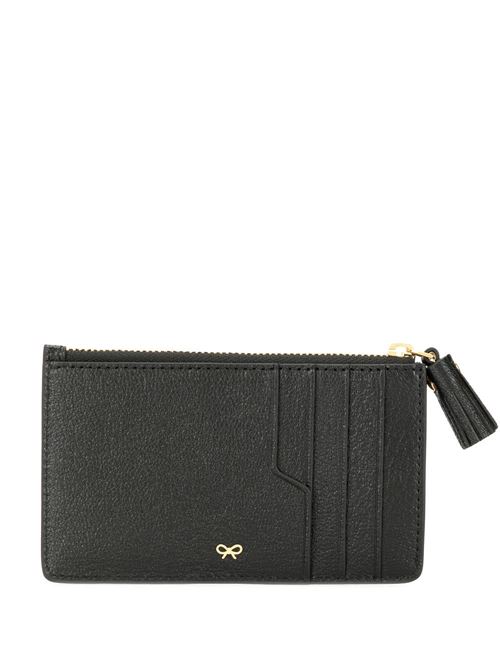 Eyes card holder with zip ANYA HINDMARCH | 142717BLACK